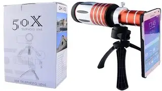 OnlineStore.RidwanRReyza.com Telescopic 50x Zoom Optical Mobile Phone Camera Lenses Kit for iPhone