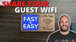 The BEST WAY to Share Your Guest WiFi Using QR & NFC!