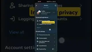 Stop Instagram from sharing your data with third party apps #ytshorts #instagram #privacy