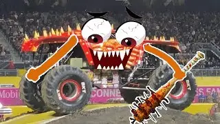 Monster Jam Freestyle 2022 - Craziest Crashes | Crazy Monster Truck | Doodles Life