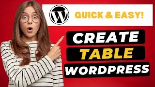 How To Create A Table In WordPress 2025 🔥 - (FAST & Easy!)