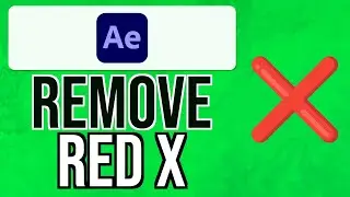 How to REMOVE RED X in AFTER EFFECTS 2024 | Uninstall Plugin in 10 Seconds