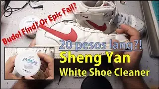 Sheng Yan White Shoe Cleaner 20 pesos lang