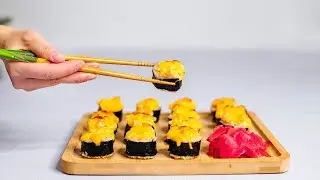 Самые ПРОСТЫЕ Роллы В Домашних Условиях! ВКУСНЫЕ Запеченные СУШИ ДОМА! Недорого и Вкусно!