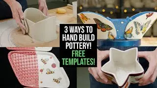 Master Hand Building With Free Templates: Three Techniques You Need To Try!