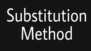 Substitution method ll solving linear equations with two variables ll cbse class 10