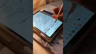Samsung Tab A9: digital note-taking with stylus pen☁️  