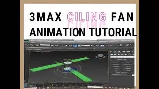 3dmax  fan animation tutorial design com