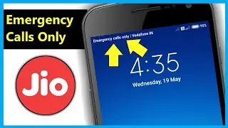 Jio Sim Emergency Calls Only Problem