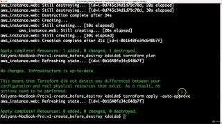 37. Terraform lifecycle Meta Argument   create before destroy verify the altered behaviour