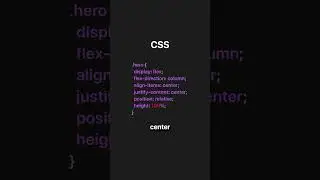 Залипательный эффект для сайта на CSS и JS #frontend #javascript #css #html