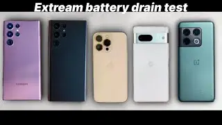 Samsung Galaxy S23 Ultra, Galaxy S22 Ultra,iPhone 14 Pro,pixel 7pro,oneplus 10pro Battery Drain Test