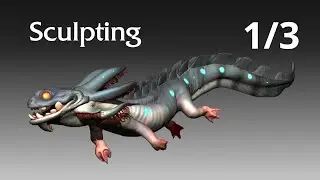 Stylized Creature Creation: High-Poly Modeling in ZBrush Part 1 | Full Workflow Tutorial Series