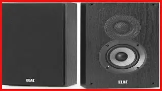 ELAC Debut 2.0 OW4.2 On-Wall Speakers, Black (Pair)