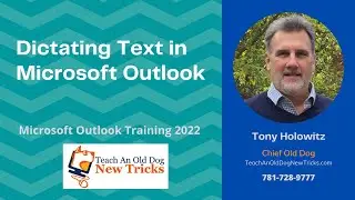 Dictating Text in Microsoft Outlook