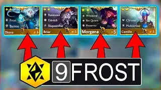 9 FROST & FRONTLINE 4 - 5 COSTS CARRY | TFT SET 12 RANKED GAMEPLAY