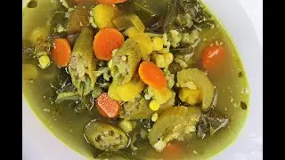 Vegetable Wild Rice Soup (#vegan #ital) | Caribbeanpot.com