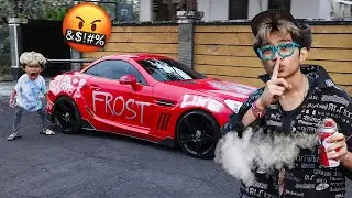PRANK CAT PILOK MOBIL KESAYANGAN BOCIL YG BARU BELI 2 MINGGU, AUTO MARAH BESAR! 19 JUTA SUBSCRIBERS!