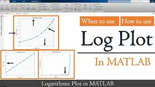 Log plot in matlab | MATLAB logarithmic plot | MATLAB TUTORIAL