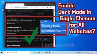 Enable Dark Mode in Google Chrome for all websites