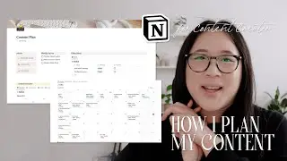 How I Plan + Organize My Content on Notion | Workflow, Save Time and Stay Productive