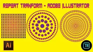 How to Repeat Transform   Adobe illustrator video