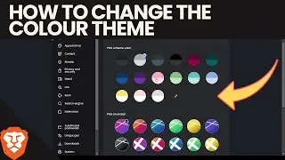 How to Change Colour Theme on Brave