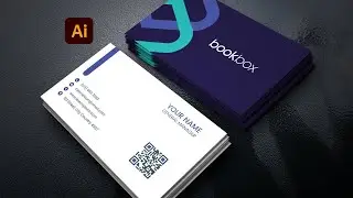 Modern Business Card Design in Adobe Illustrator