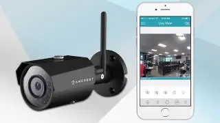Ethernet WiFi Mobile App Setup for Amcrest Outdoor Bullet Cameras