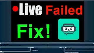 STREAMLABS OBS FAILED GOING LIVE AND STREAMING HOW TO FIX!