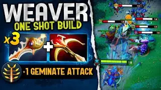 x3 Divine Rapier Weaver 3 hits in 1🔥🔥🔥 One Shot 32 Kills | Dota 2 Gameplay