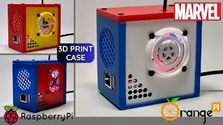 Raspberry & Orange pi Tower Case | Marvel Theme | 3D Printed | Fusion360