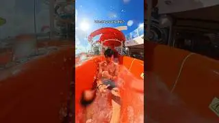 World’s FASTEST bowl water slide on a cruise ship! @RoyalCaribbean  #shorts