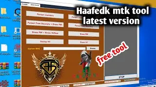 Haafedk mtk tool latest version | mtk universal tool | free frp unlock tool