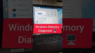 Windows Memory Diagnostic 💻 #laptoptricks #laptop  #pclaptop #pctricks #pctrick #pc  #windows