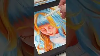 Asmr iPad drawing #asmr #drawing #digitalart #drawingtutorial #ipadpro #procreate