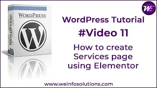 How to create services page using elementor | Create service page in wordpress using elementor