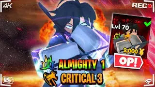 Almighty + Crit 3 Sung Jin Woo Is *OVERPOWERED* In Anime Defenders!