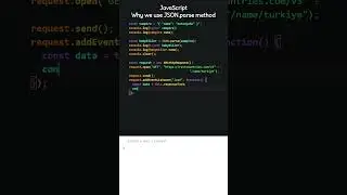 JavaScript: Why we use JSON.parse