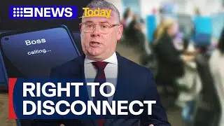 Australias new right-to-disconnect laws begin today | 9 News Australia