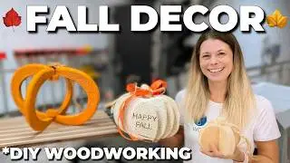 YOU Can BUILD Rustic Fall Decor // Woodworking For Beginners!