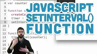 9.5: JavaScript setInterval() Function - p5.js Tutorial