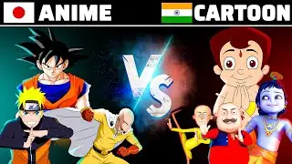 Japanese ANIME VS. Indian CARTOON | कौन है ज़्यादा मज़ेदार?