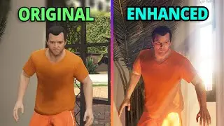 GTA 5 Original vs Enhanced  - Comparison