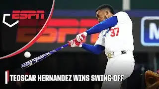 HOME RUN DERBY SWING-OFF 💪 Teoscar Hernandez takes down Alec Bohm to advance to final 👏 | ESPN MLB