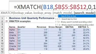 XMATCH - Practical Uses in Excel