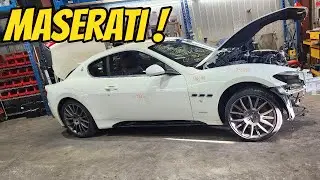 Totalled Maserati! Maserati GranTurismo! #maseratigranturismo