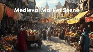 Immerse Yourself in a Medieval Fantasy Marketplace 🛡️ Relaxing RPG and Tavern Music for Focus