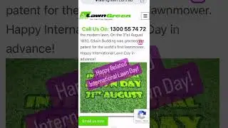 Happy International Lawn Day - better late than never!  #lawncare #lawndoctor #lawntips #lawnservice