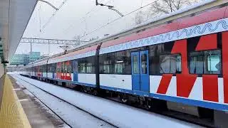 Отправление Иволги 1.5 ЭГ2ТВ-026 со станции Стрешнево.